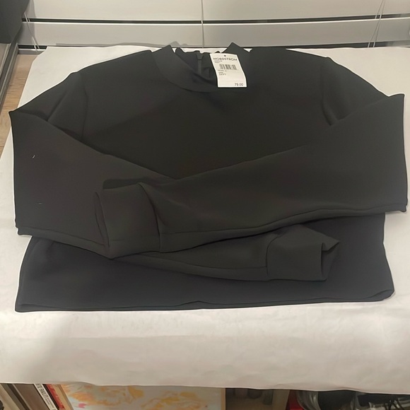 Good American Scuba Long Sleeve Mock Neck Top - Picture 5 of 5